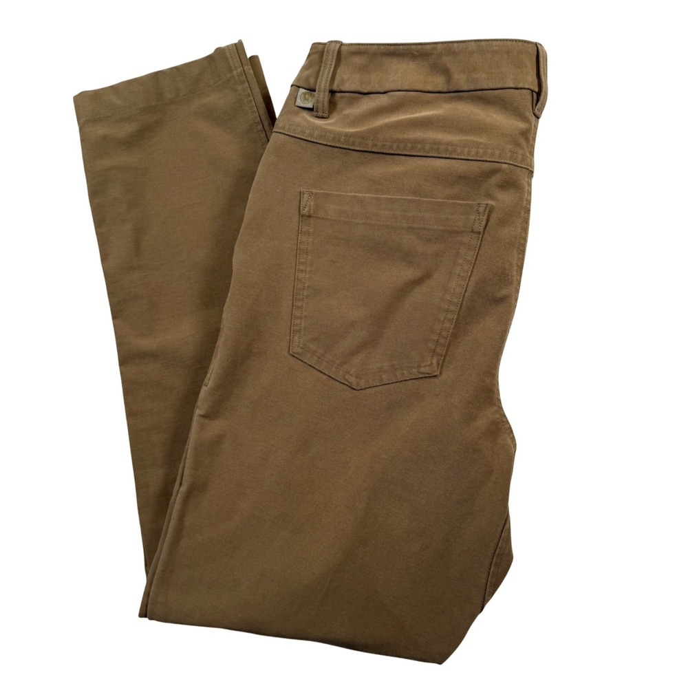 Lululemon ABC Pant Slim Men 31 Brown Technical 5-Pocket Chino Trousers